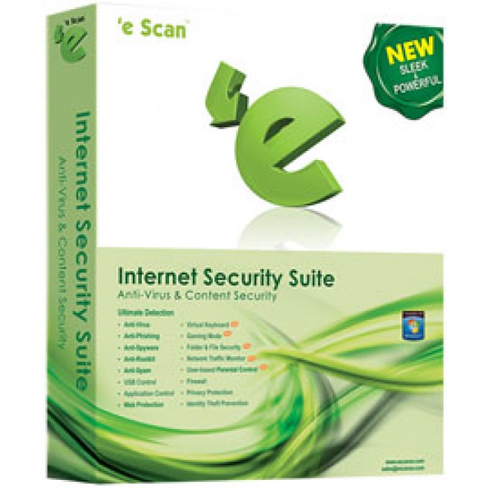 escan internet security suite 3 pc 1 year