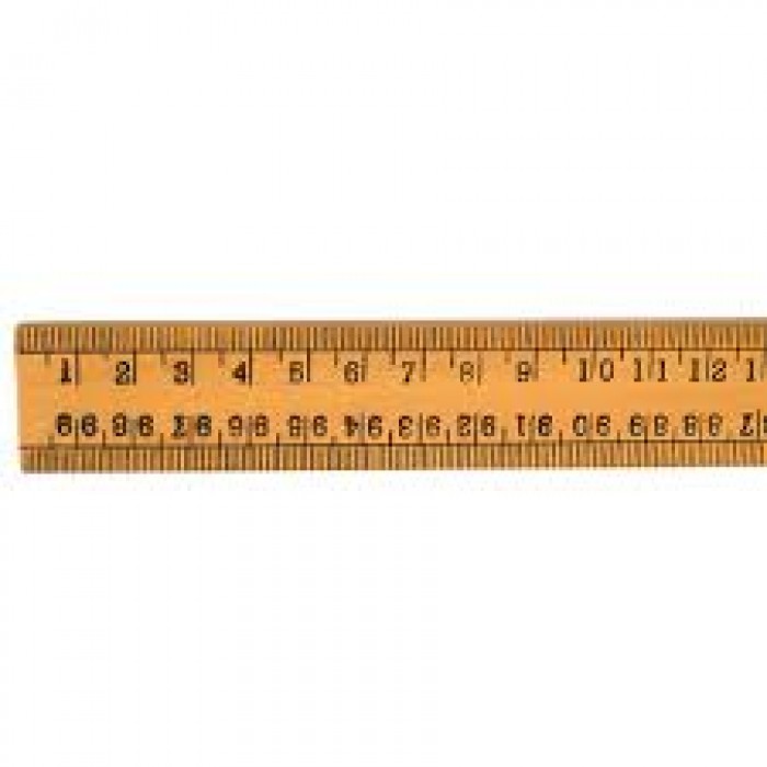 Indica ethiek leer Meter Rule (100cm Wood)